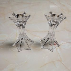 Mikasa Firestar Crystal Candleholders